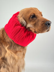 Snood en gaze de coton Rouge