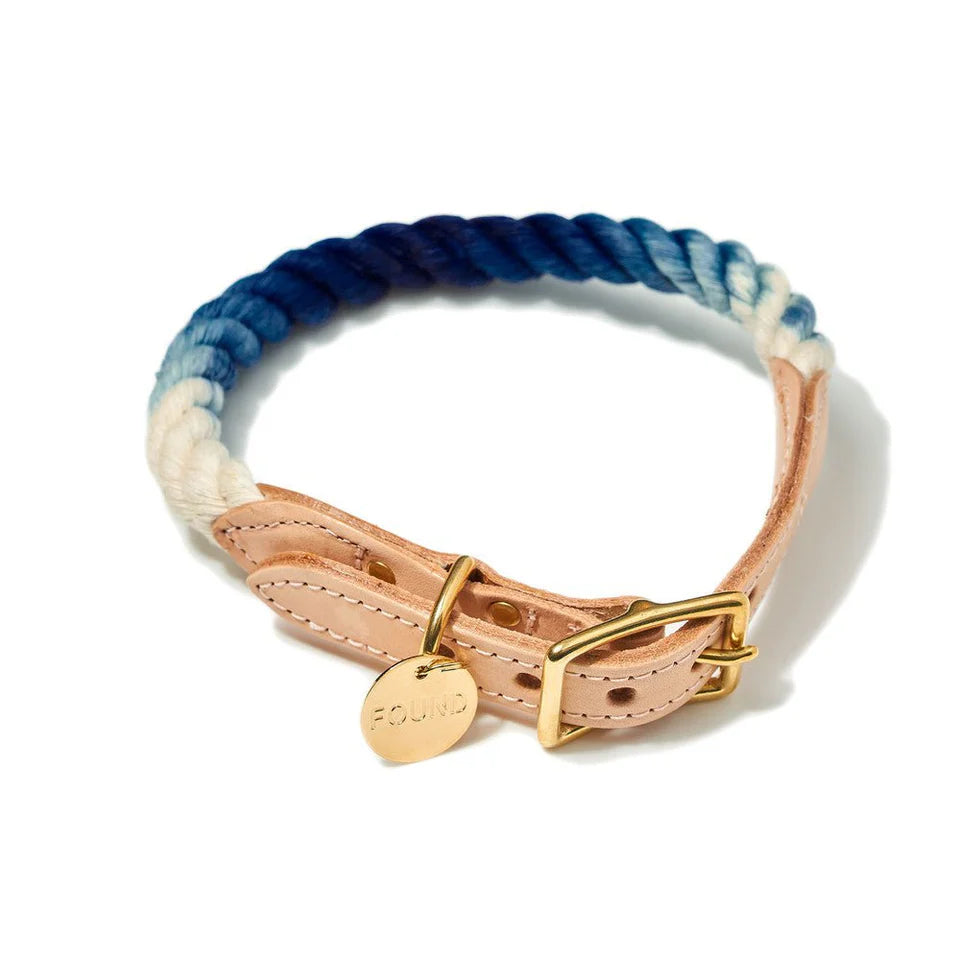 Collier en corde Indigo