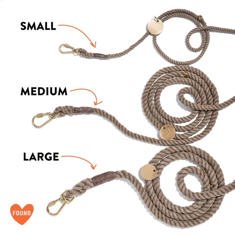 Laisse multi-positions en corde Catskill Ombre