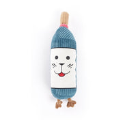 Peluche pour chien bouteille de vin