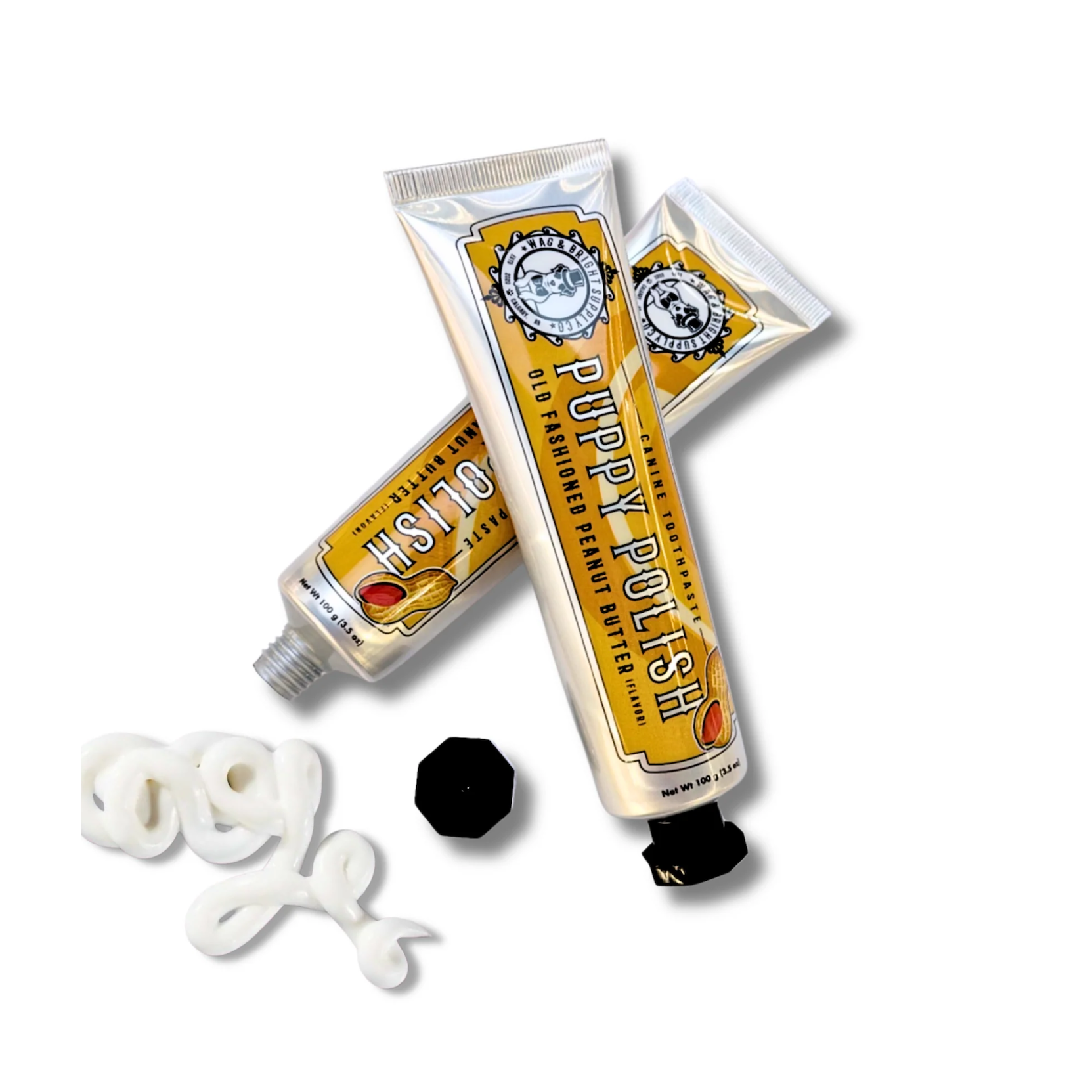 Dentifrice Puppy Polish au beurre de cacahuète