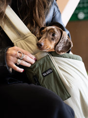 Sac de transport en bandoulière vert