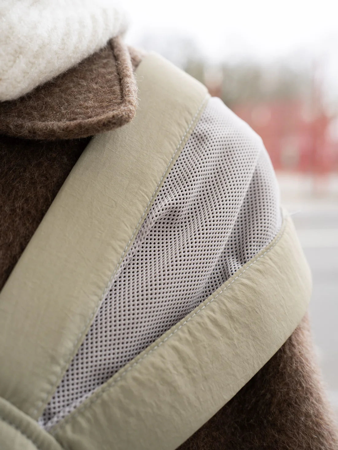 Sac de transport en bandoulière vert