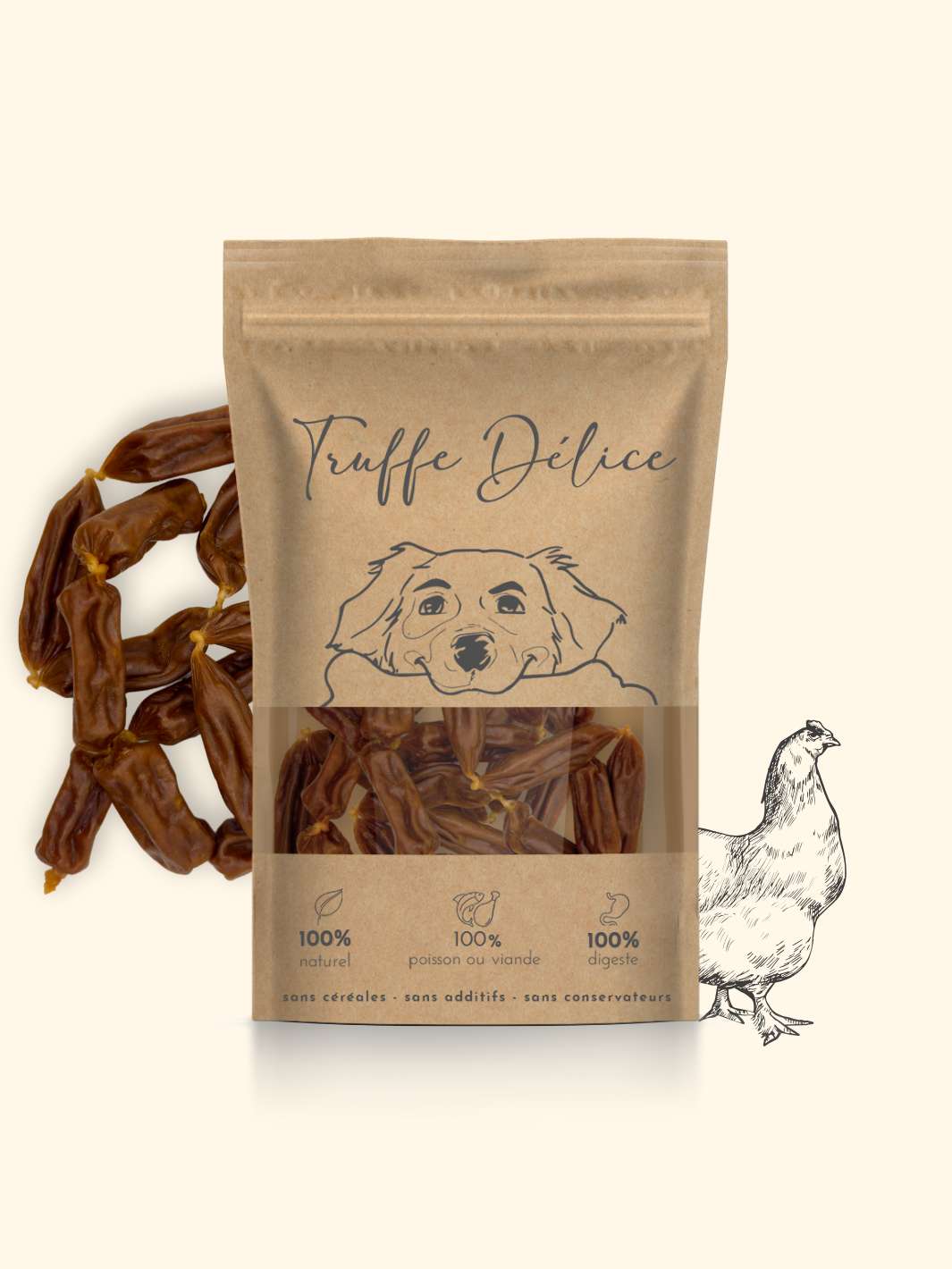 Friandises naturelles au poulet