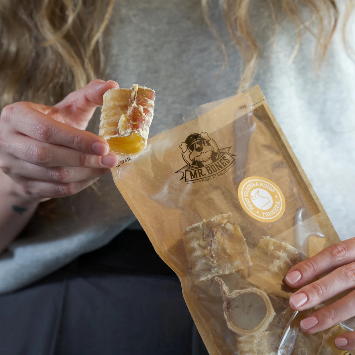 Anneaux de trachée de boeuf