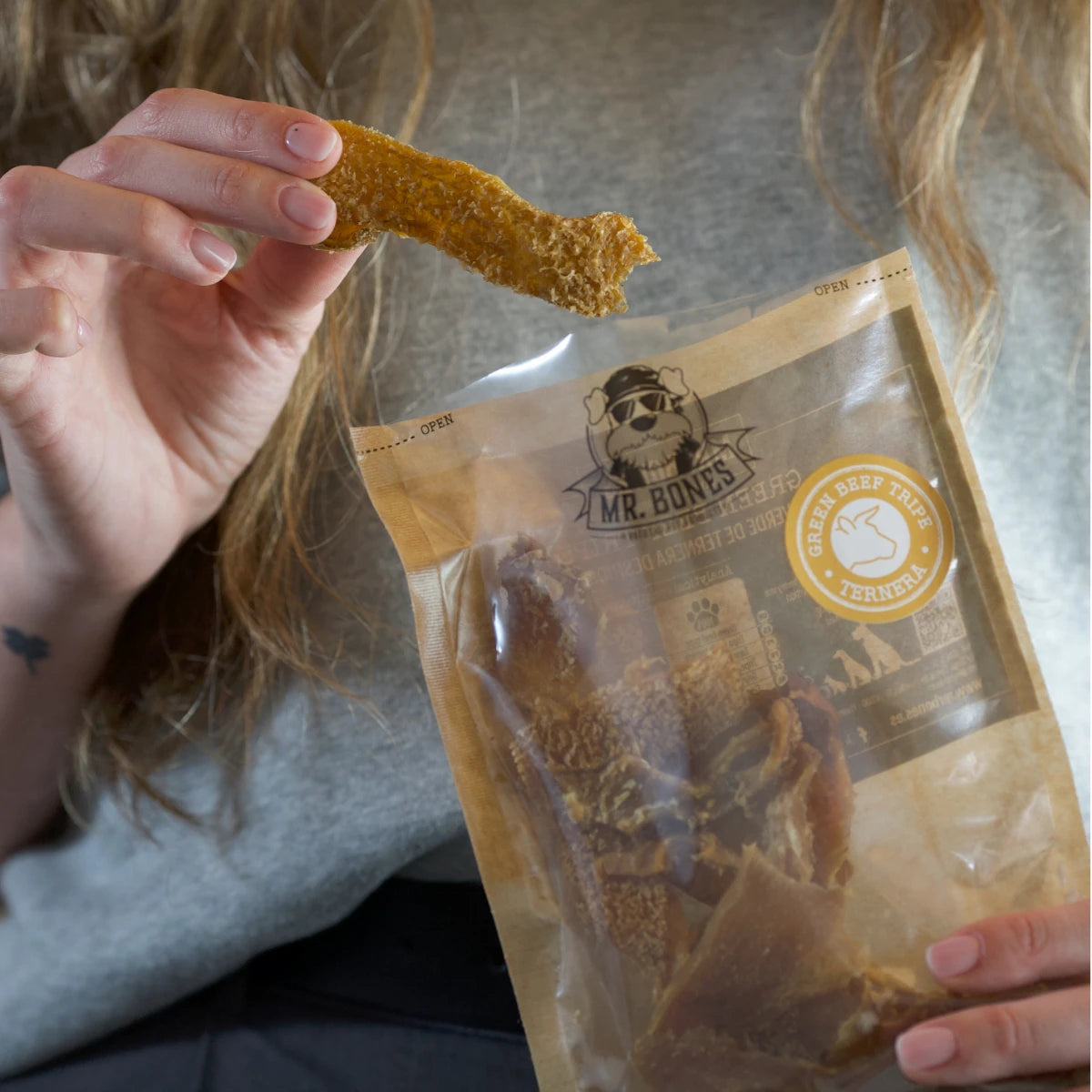 Tripes vertes de bœuf