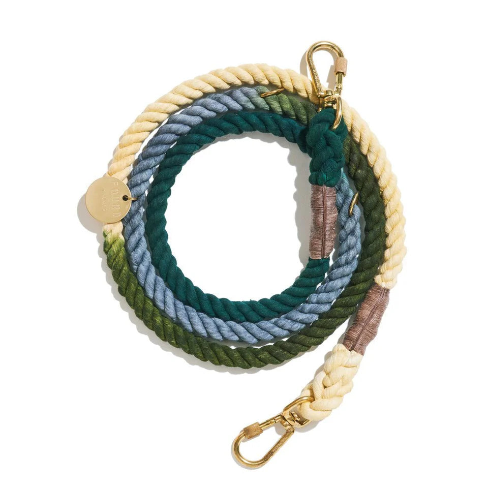 Laisse multi-positions en corde Catskill Ombre