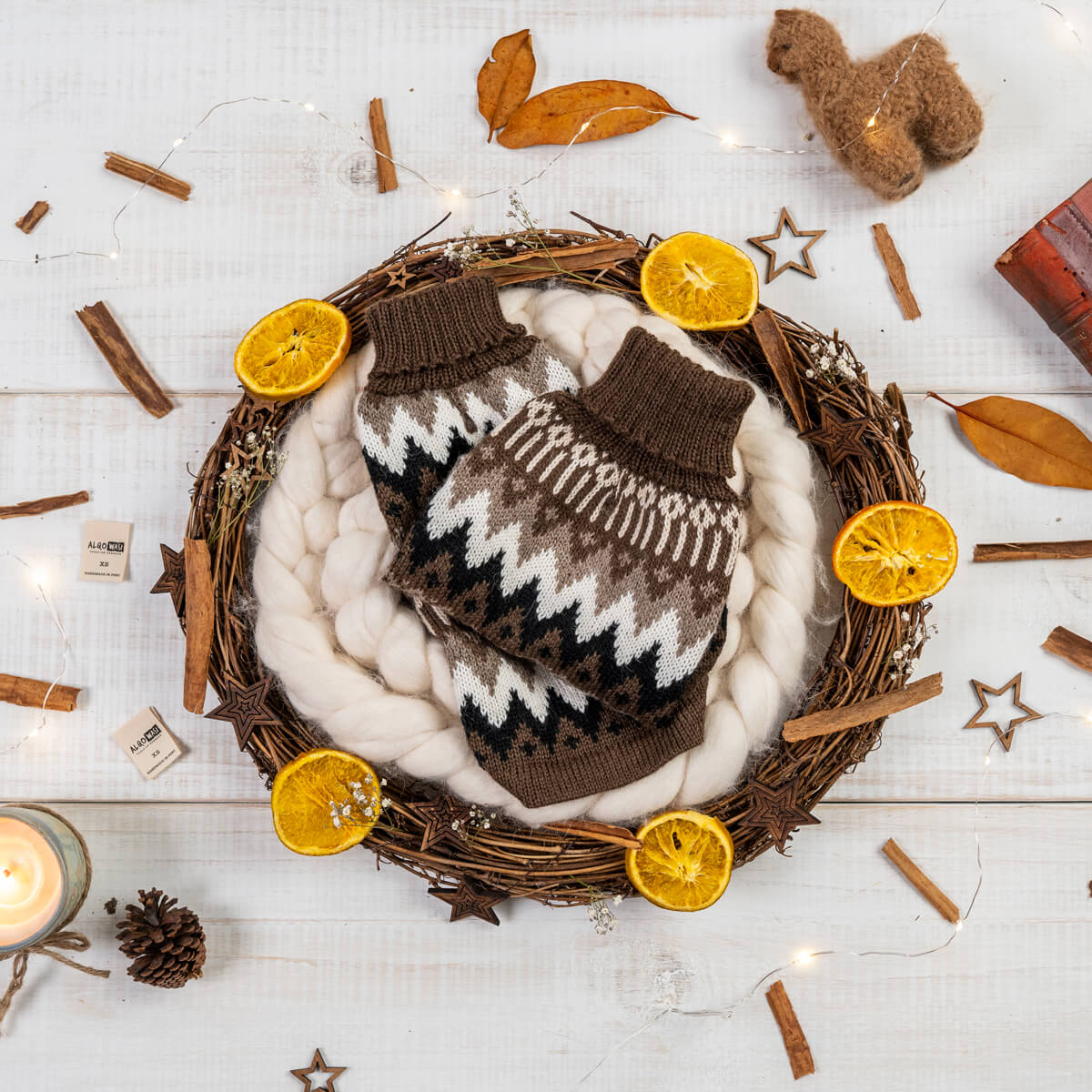 Pull pour chien en alpaga Wooly Peaks